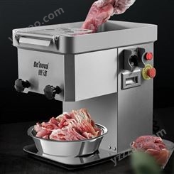 绞切机切肉机 DS-100D商用多功能全自动大功率不锈钢德洛切肉机