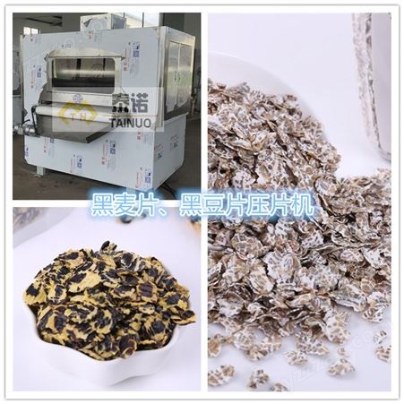 济南泰诺机械燕麦片生产设备 TN300高寒黑燕麦片压片机