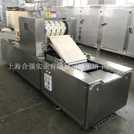 上海合强燕麦片成型设备，辊印饼干机 桃酥生产线