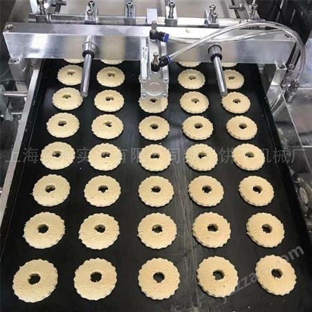上海合强 多功能电脑曲奇机 小花曲奇饼干机价格 休闲挤出食品机械厂家
