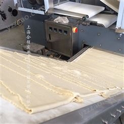 全自动韧性饼干生产线 面团切片提升机 苏打饼干叠层机 上海合强HQ-BG400型韧性饼干设备厂家