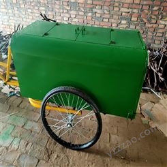 天津环卫垃圾车 环卫三轮车 人力脚蹬三轮垃圾车 物业保洁车