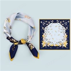 真丝丝巾 韩版雪纺丝巾 支持定制 和林服饰