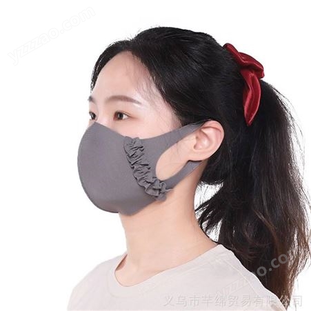 女士透气防尘口罩 男女通用花边口罩 芊绵口罩 除臭太空棉口罩 生产批发
