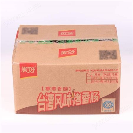 贵州小吃原料 美好中国台湾风味烤肠 60g*100根整箱
