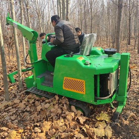液压强劲动力果树断根机 多用途移树机 农用果园园林挖树机
