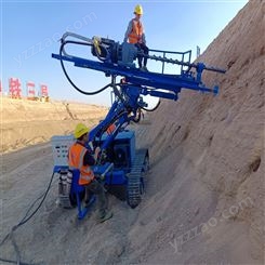 工程钻探小型护坡钻机 打岩石基坑支护凿岩机 边坡分体式锚杆钻机