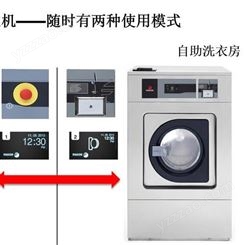 意大利进口品牌UNION采用低温/低压蒸汽干洗设备 环保无污染的干洗机和云洗机