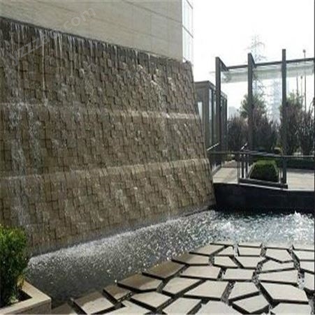 水幕墙 流水墙定做 水景墙 室外水幕墙 提供安装配送服务