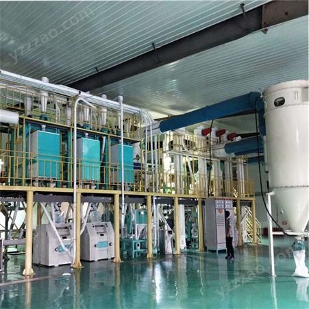 面粉厂大型杂粮加工设备 中之原 150吨面粉机 操作简单 安装方便