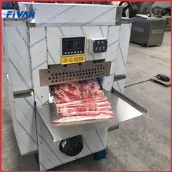 冷冻肉切片机品牌   山东烤肠冻肉切片机厂家价格  提供配方工艺