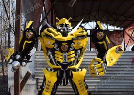 定做商场机器人模型 大黄蜂机器人模型厂家 设计出图