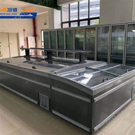杭州三盾鲜肉柜熟食柜超市冷柜设备工厂生产