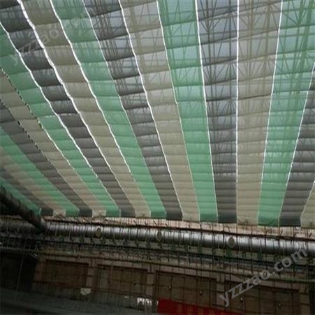 武汉商场玻璃顶面遮阳天棚帘商场购物中心室内电动遮阳帘