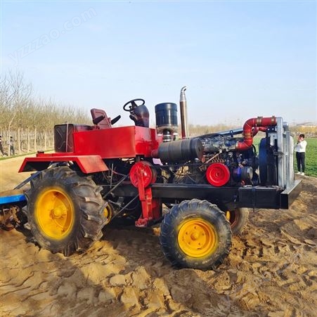 移动座驾式 农用大马力翻地旋耕机 改装多功能拖拉机