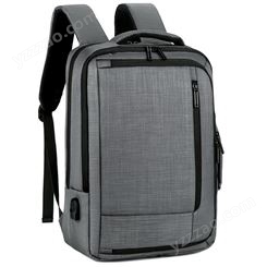 男士双肩包商务旅行包15.6寸电脑包大容量简约会议礼品定制