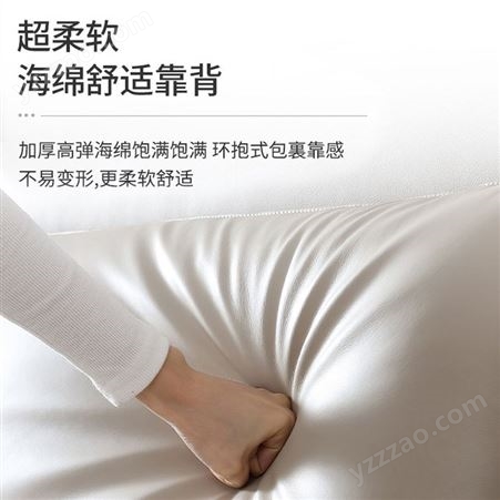 意式极简真皮床轻奢现代简约1.8米1.5米双人床主卧大床婚床