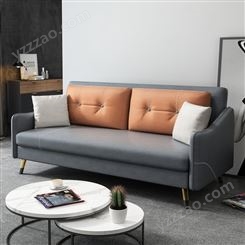 意式极简沙发床两用可折叠客厅多功能双人科技布大小户经济型