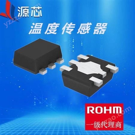 ROHM罗姆温度传感器 BD1020HFV-TR 2.4V to 5.5V 4μA HVSOF5 模拟输出温度传感器IC