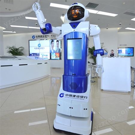 展示机器人自主行走,卡特迎宾机器人 大厅设备