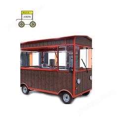 户外美食餐车 木屋餐车 移动式汉堡快餐车厂家