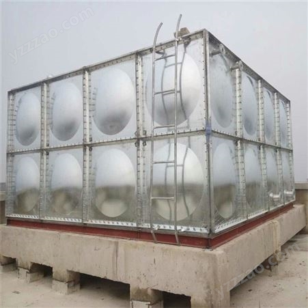 泰岳镀锌水箱 消防玻璃钢水箱 方形玻璃钢水箱 热镀锌生活水箱