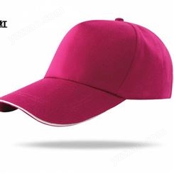 昆明广告帽 螺蛳湾鸭舌帽印字 红色儿童帽