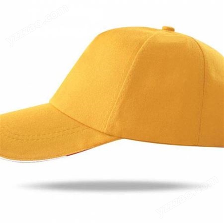 幼儿园小黄帽 成人帽子印字 团队帽子批量定制