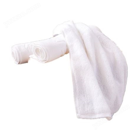 宾馆白色毛巾批发 全棉吸水擦手巾洗脸巾酒店浴巾 