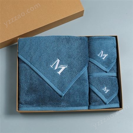 厂家批发超细纤维蕾丝卡通毛巾浴巾三件套 礼盒装公司礼品 logo定制