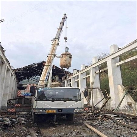 上海工厂拆除 冷凝器回收处理 工厂旧电缆线回收 君涛 专业拆除团队