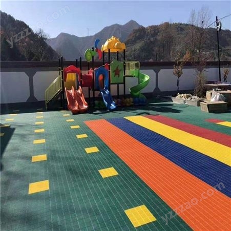 湘冠批发 悬浮地板工厂 荆门幼儿园拼装式地板厂家