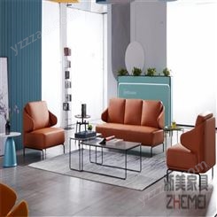 现代简约 雅赫软装 坐垫柔软舒适 颜色可定制 洽谈沙发