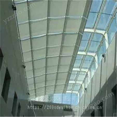 北京顶棚遮阳帘 鑫亿诚玻璃顶防晒帘用途